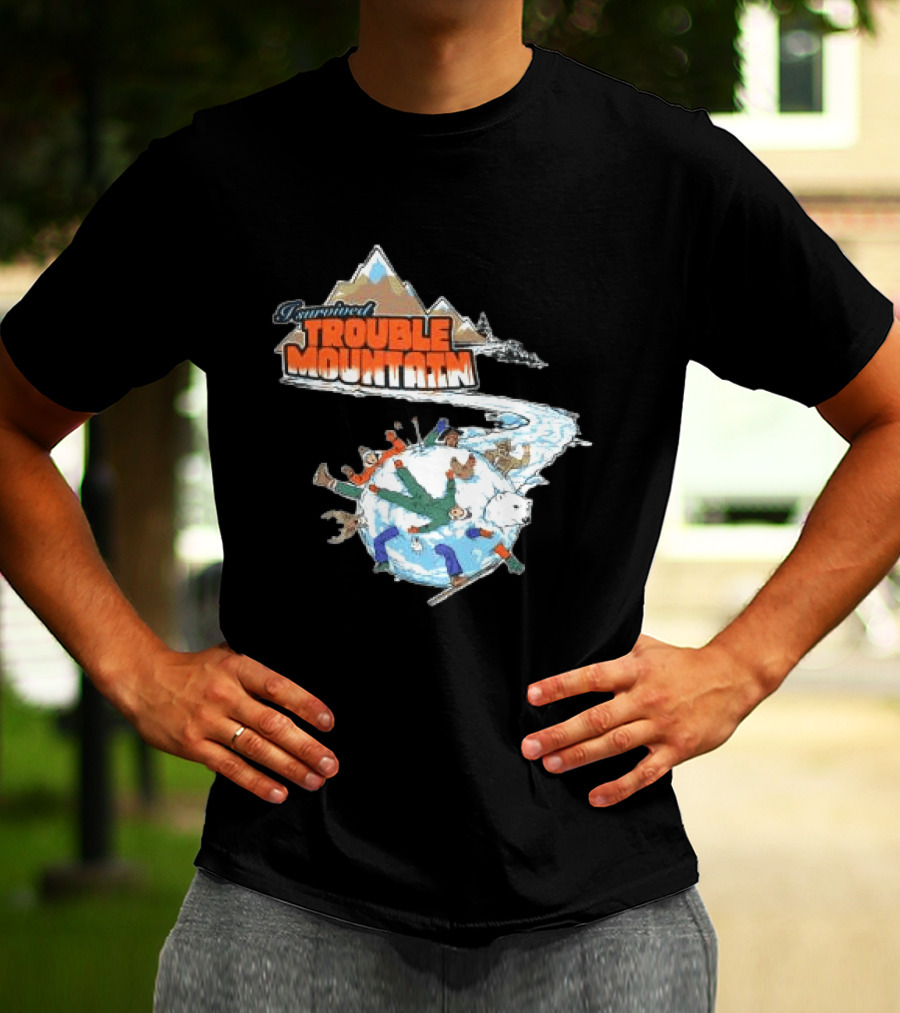 Aesop Rock X Blockhead I Survived Trouble Mountain T-Shirt