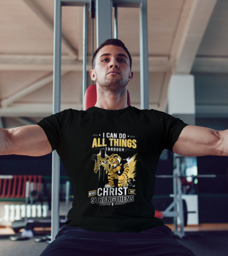 I Can Do All Things Through Christ Who Strengthens Me Mizzou Tiger T-Shirt
