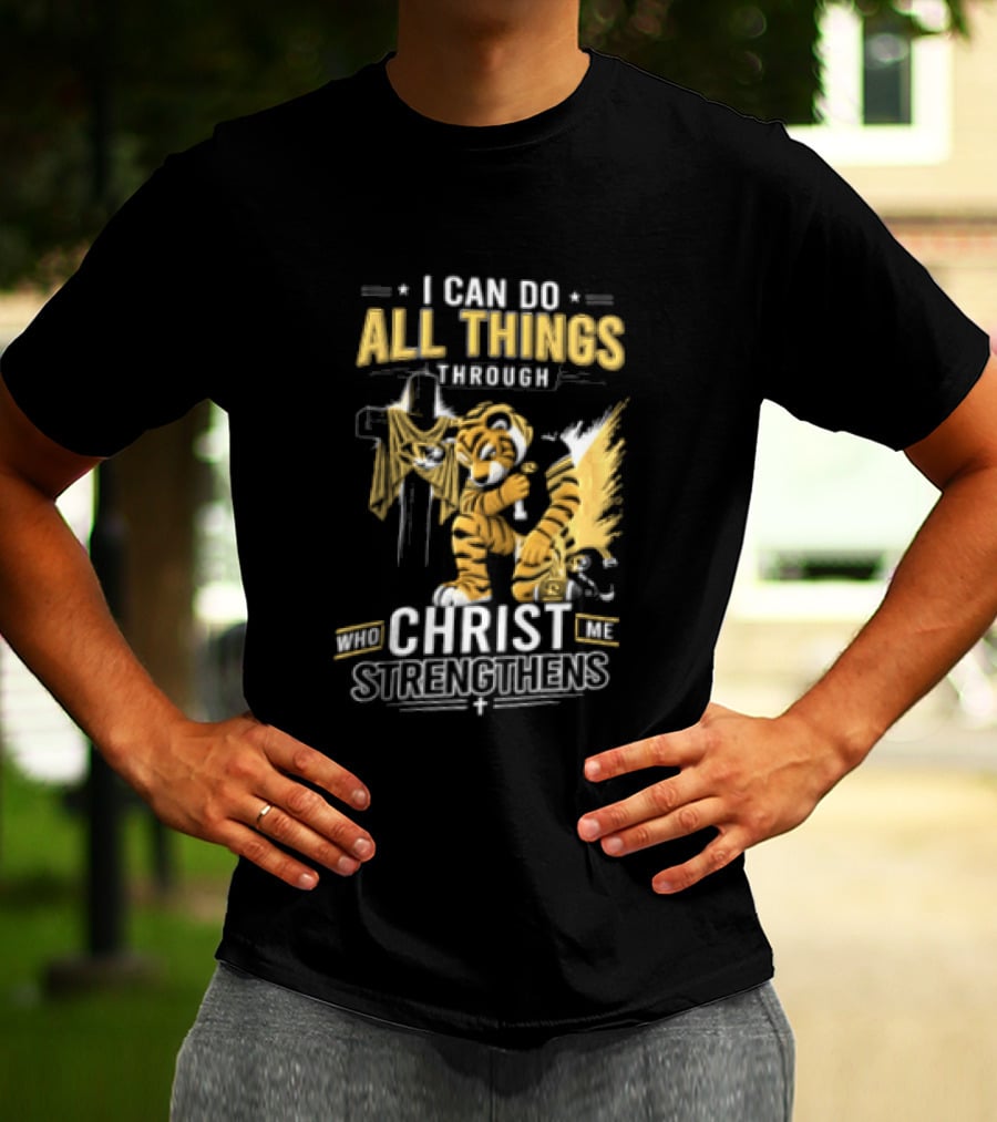 I Can Do All Things Through Christ Who Strengthens Me Mizzou Tiger T-Shirt