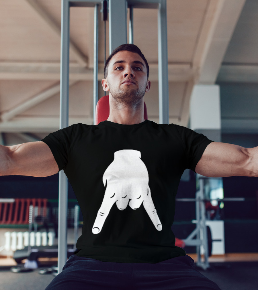 Horns Down Hand Gesture Texas Rivalry Sports Fan T-Shirt