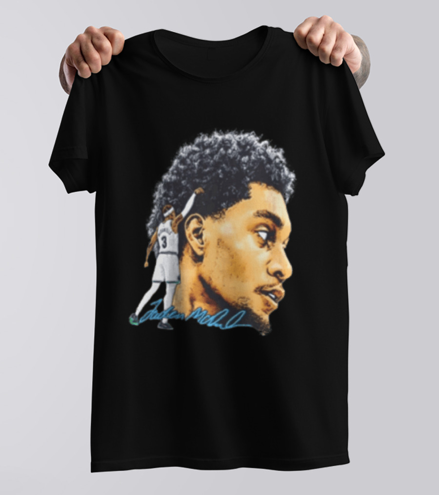 Jaden McDaniels Minnesota Timberwolves Signature T-Shirt