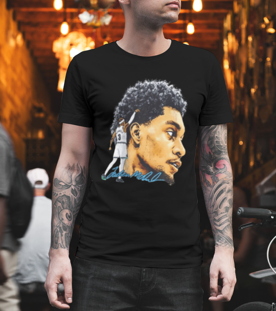 Jaden McDaniels Minnesota Timberwolves Signature T-Shirt