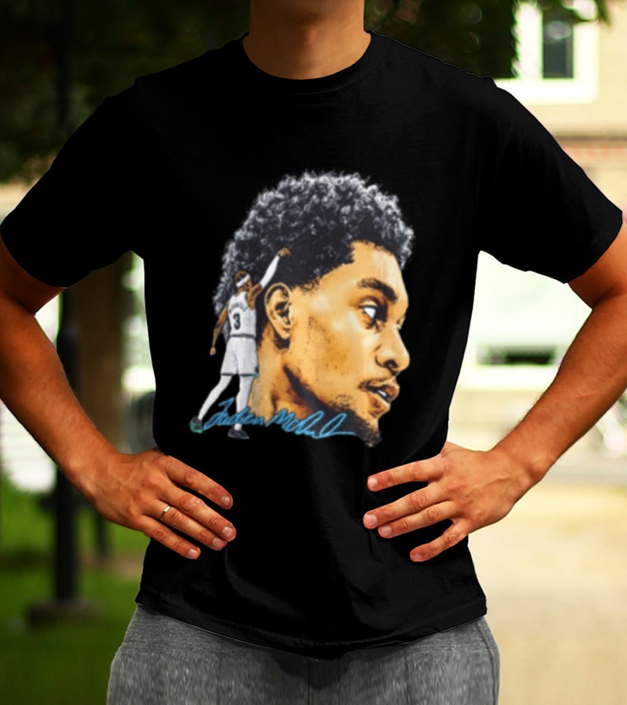 Jaden McDaniels Minnesota Timberwolves Signature T-Shirt