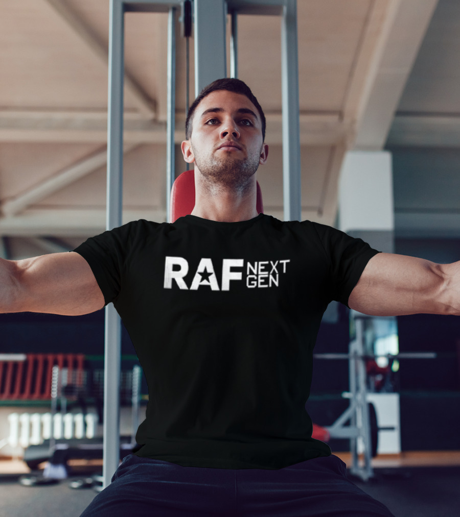 Raf Next Gen Star Inside Letter A Block Lettering T-Shirt
