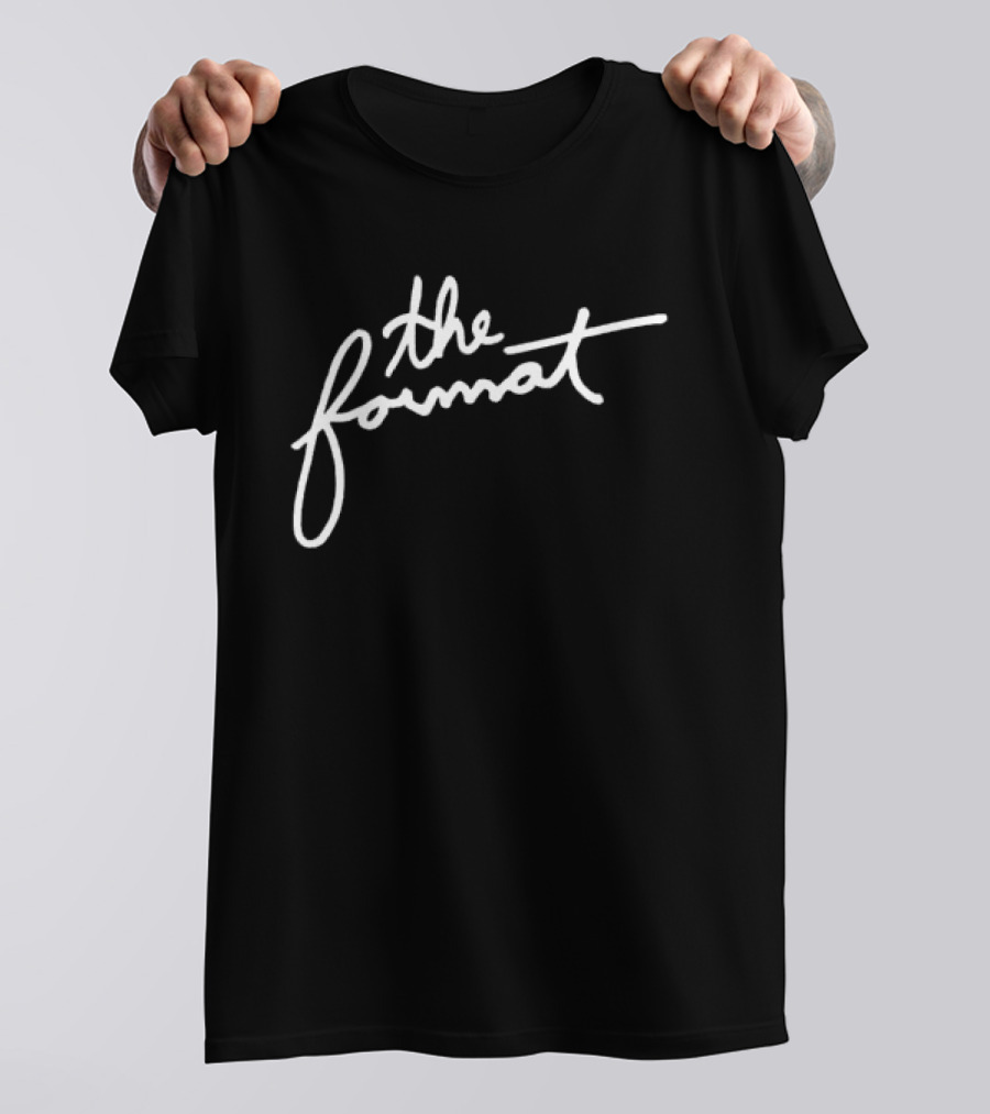 The Format Script Black Signature T-Shirt