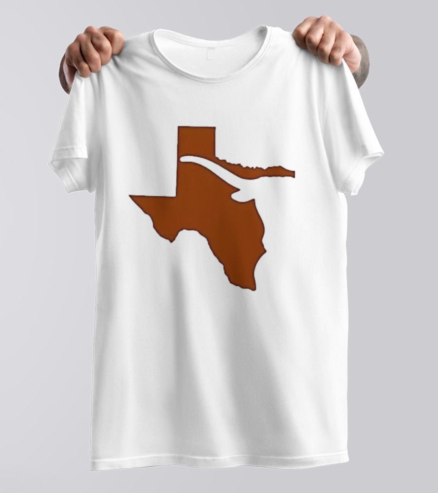 Texas State Longhorn Steer Original Orange T-Shirt
