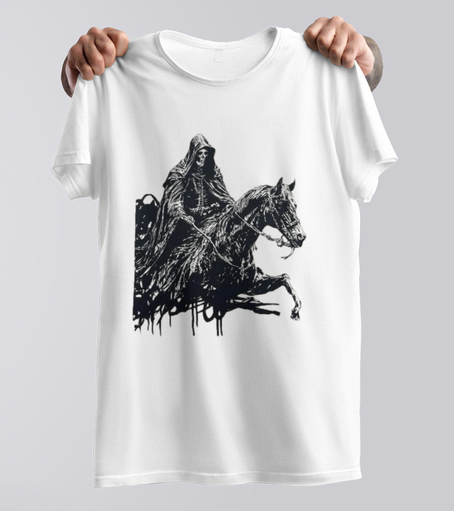 A7x World Store Total Surrender Grim Reaper Horseman T-Shirt