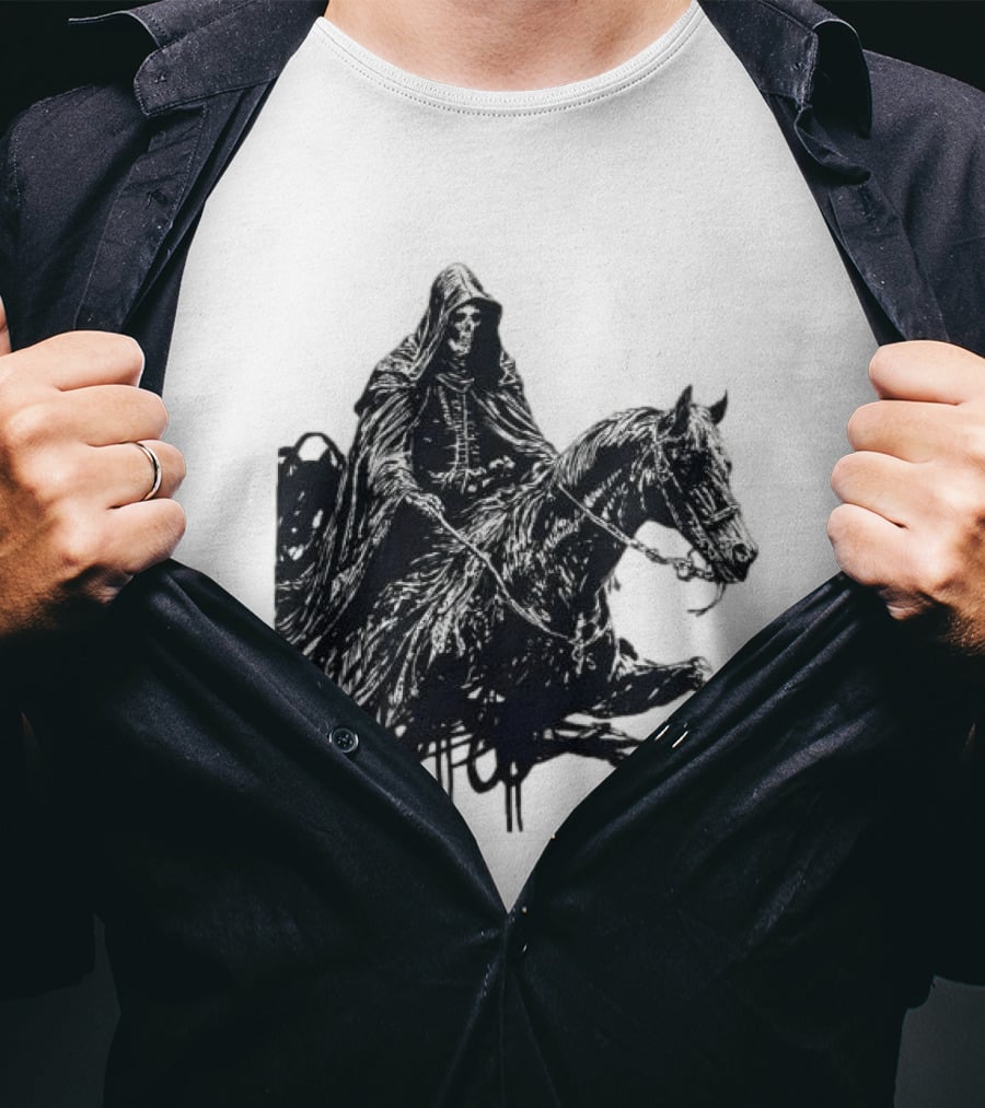 A7x World Store Total Surrender Grim Reaper Horseman T-Shirt