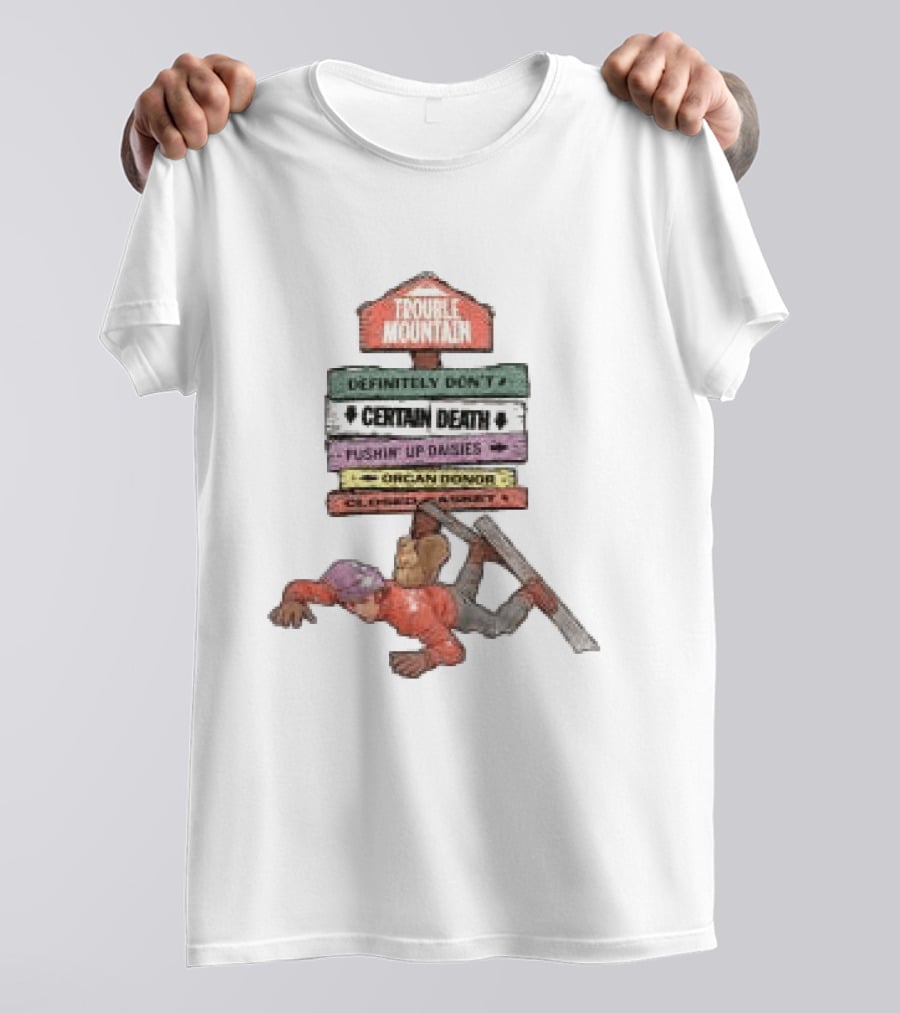 Aesop Rock X Blockhead Trouble Mountain Certain Death Orcan Donor T-Shirt