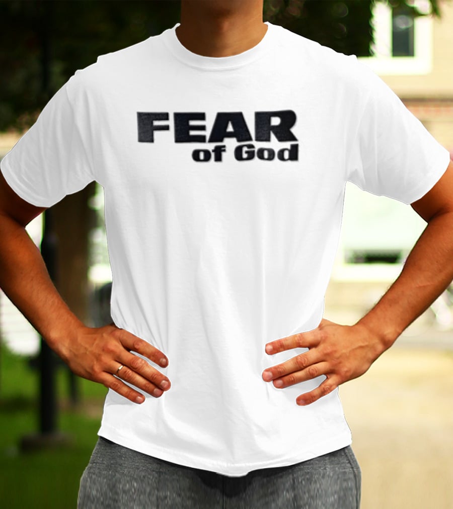 Fear Of God Heavy Block Lettering Minimalist T-Shirt