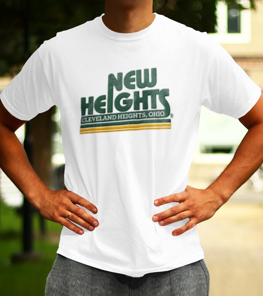 Jason Kelce New Heights Cleveland Heights Ohio T-Shirt