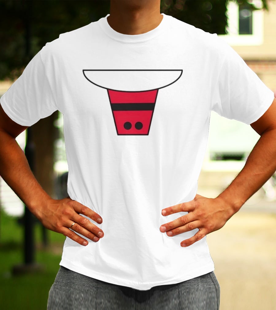 Ji Lee Underbranded Chicago Bulls Iconic Visual Redesign T-Shirt