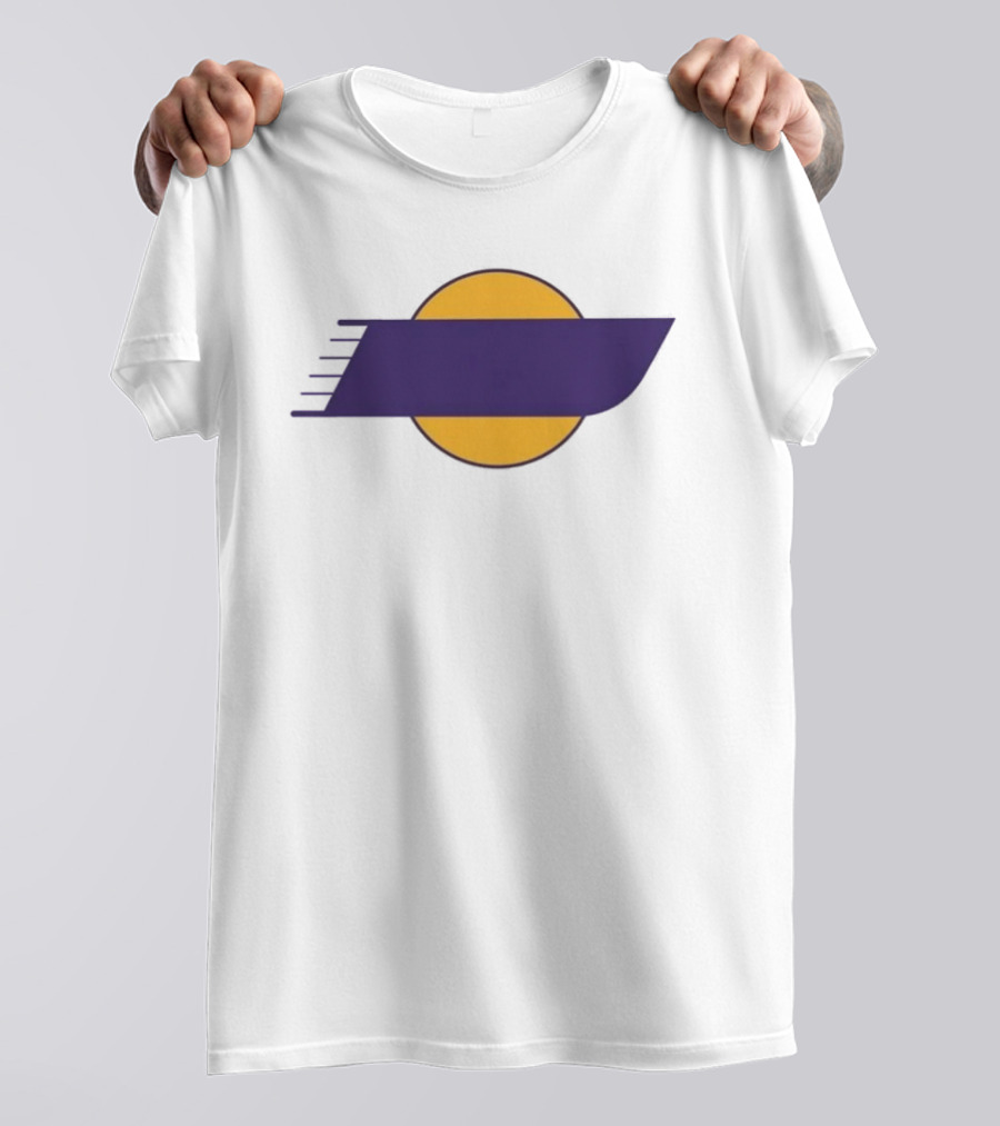 Ji Lee Underbranded Los Angeles Lakers Retro Sun T-Shirt