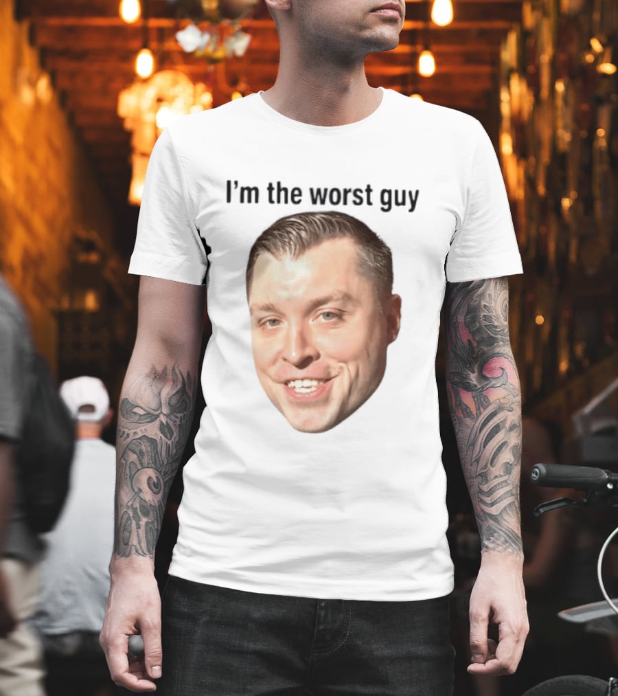 Jimmy Failla I'm The Worst Guy Big Head Face Meme T-Shirt