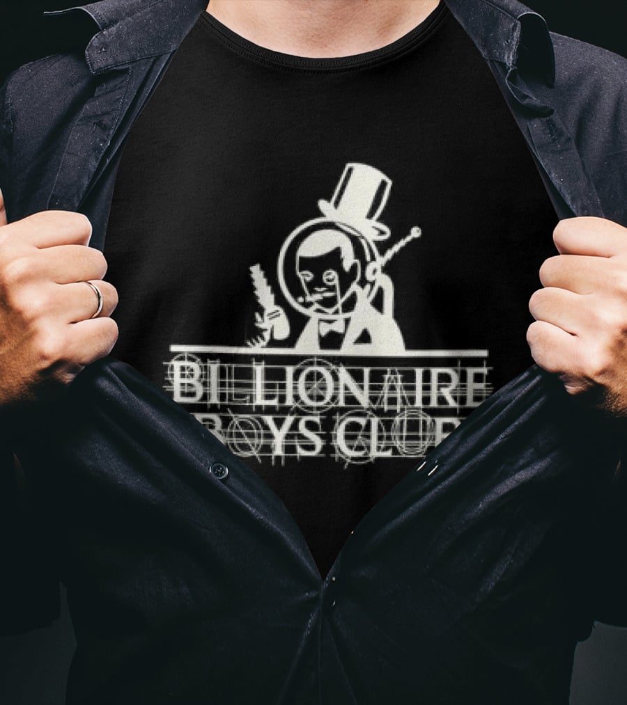 Billionaire Boys Club Monocle Top Hat Blueprint T-Shirt