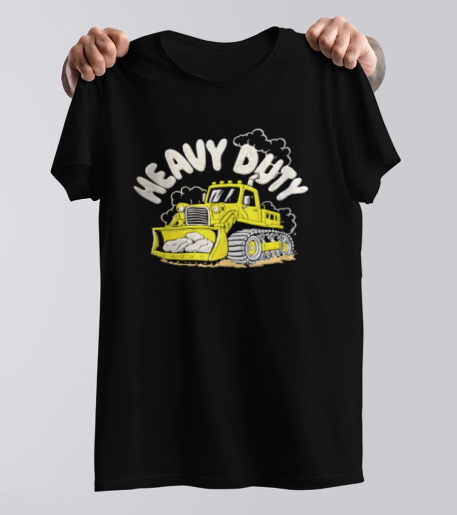 Heavy Duty Bulldozer With Rocks T-Shirt