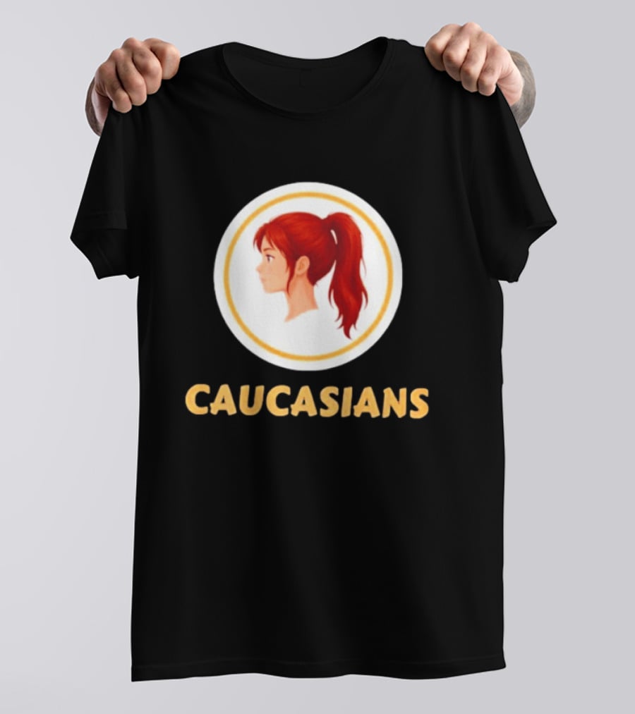 Caucasians Redhead Ponytail Profile T-Shirt