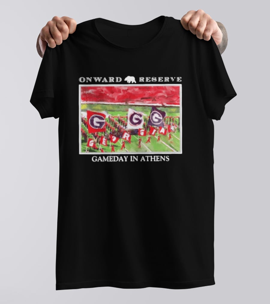 Onward Reserve Georgia Bulldogs Gameday In Athens T-Shirt