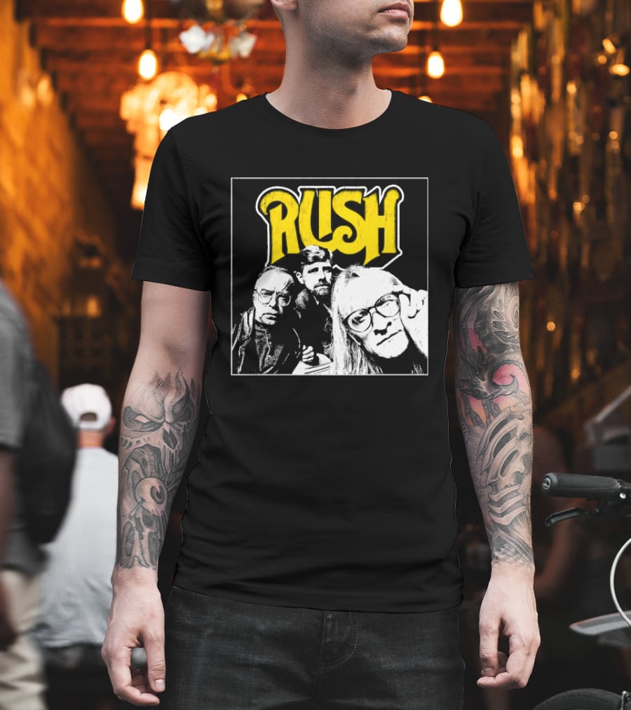 Rush Lone Gunmen Yellow T-Shirt