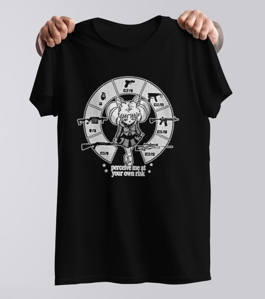 Perceive Me At Your Own Risk Sailor Moon Inspired Guardians Circular T-Shirt