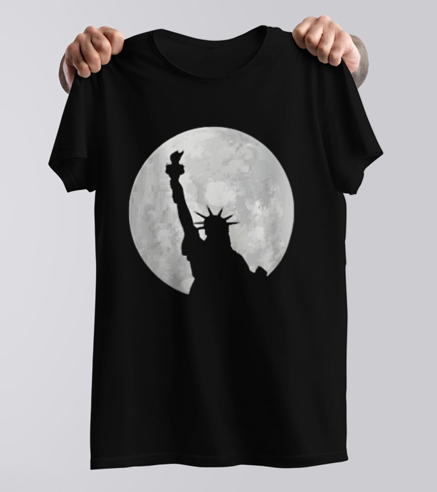 Statue Of Liberty Lunar T-Shirt