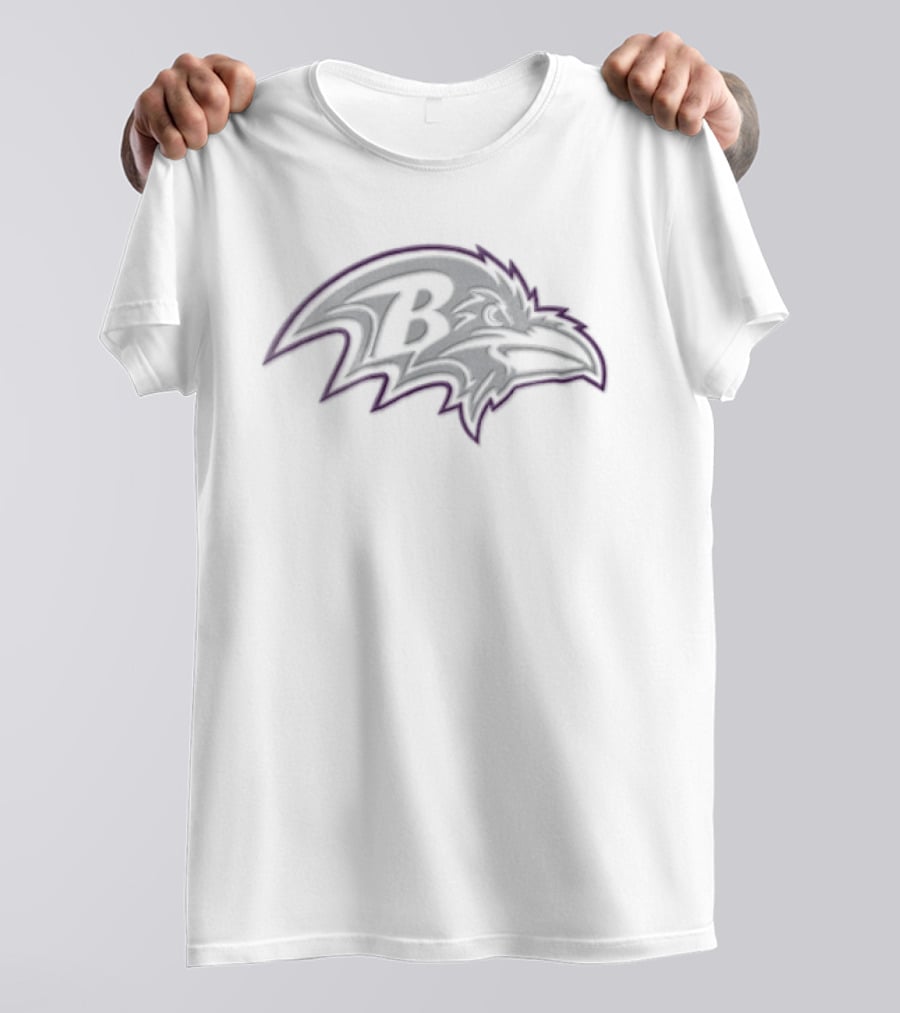 Baltimore Ravens Bird Head Profile NFL Team Ravens T-Shirt