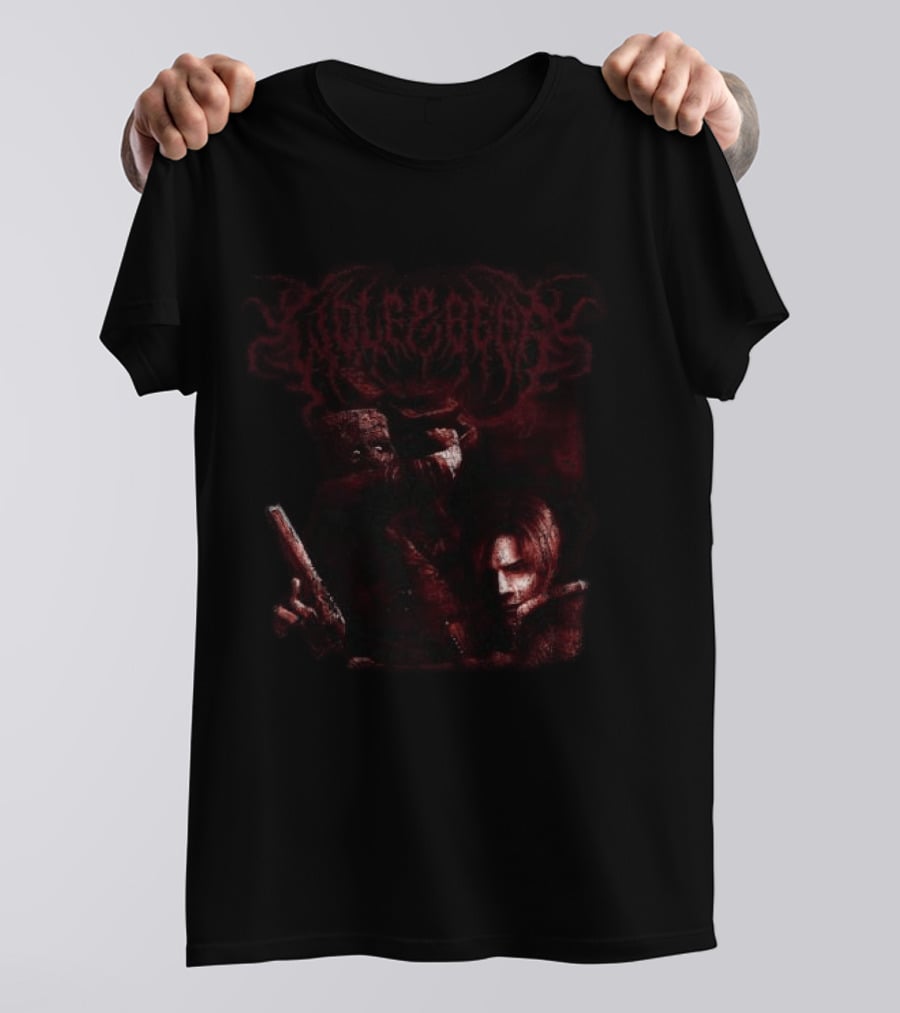 <strong>Wolf & Bear Store Evil Horror Game Character And Villain Dark Art</strong> T-Shirt