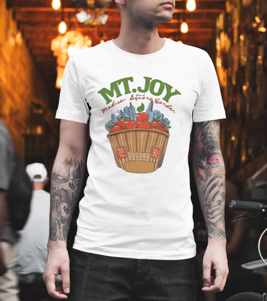 Mt. Joy Madison Square Garden Sept 17 2026 Apples New York City T-Shirt