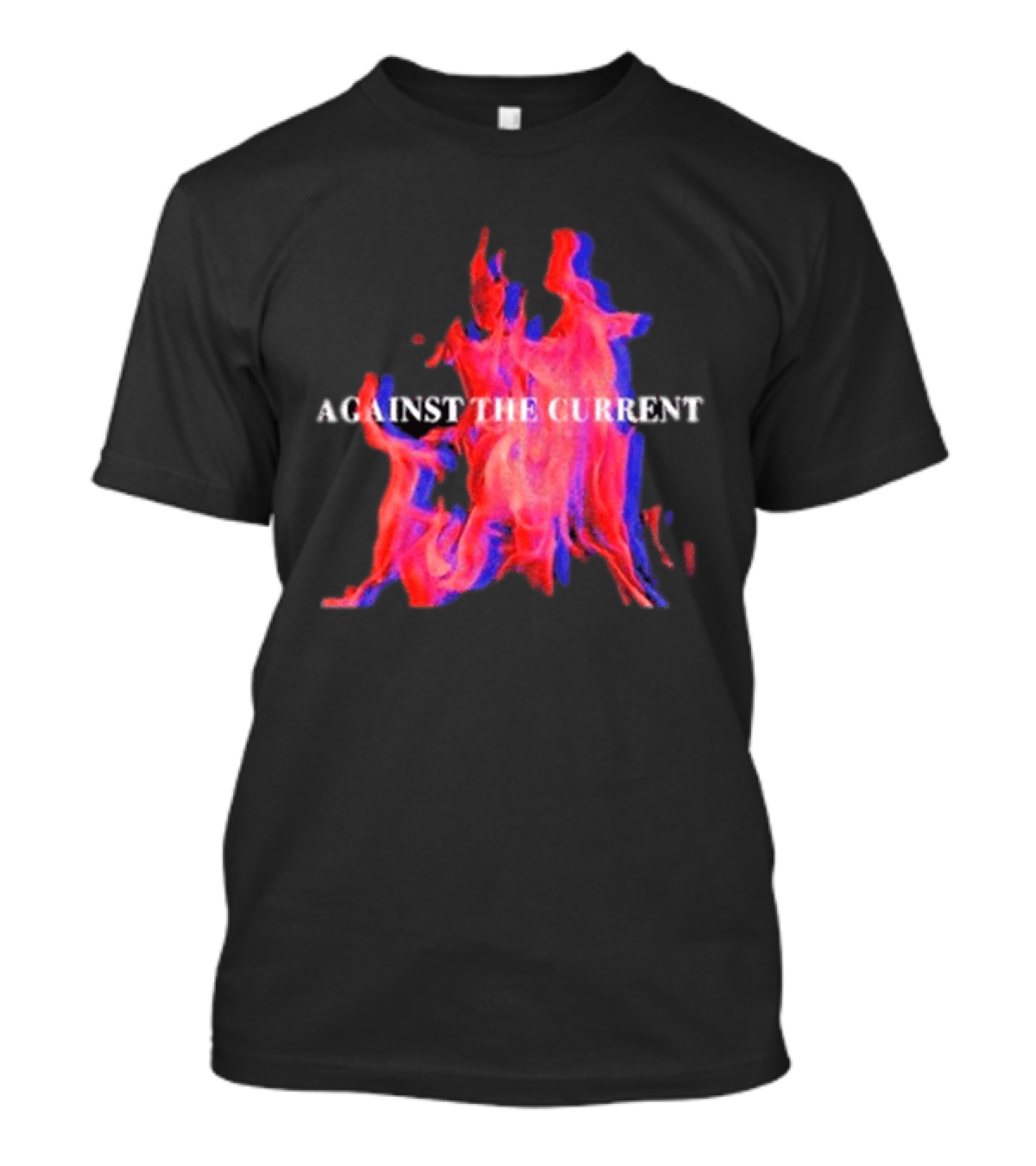 Against The Current Flames Fiery T-Shirt