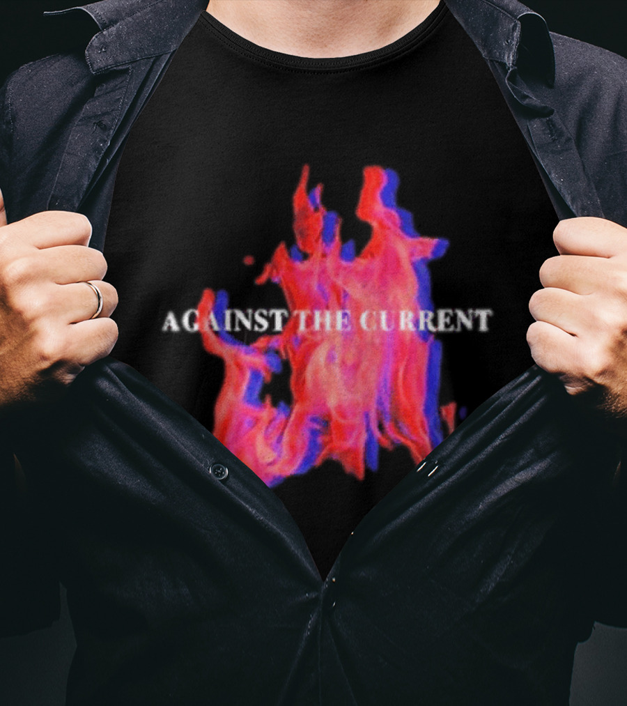 Against The Current Flames Fiery T-Shirt