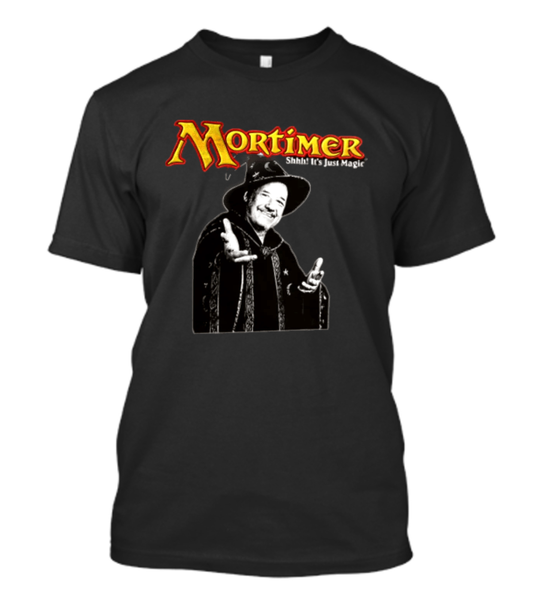 Mortimer Shhhh It's Just Magic Wizard Hat Robe T-Shirt