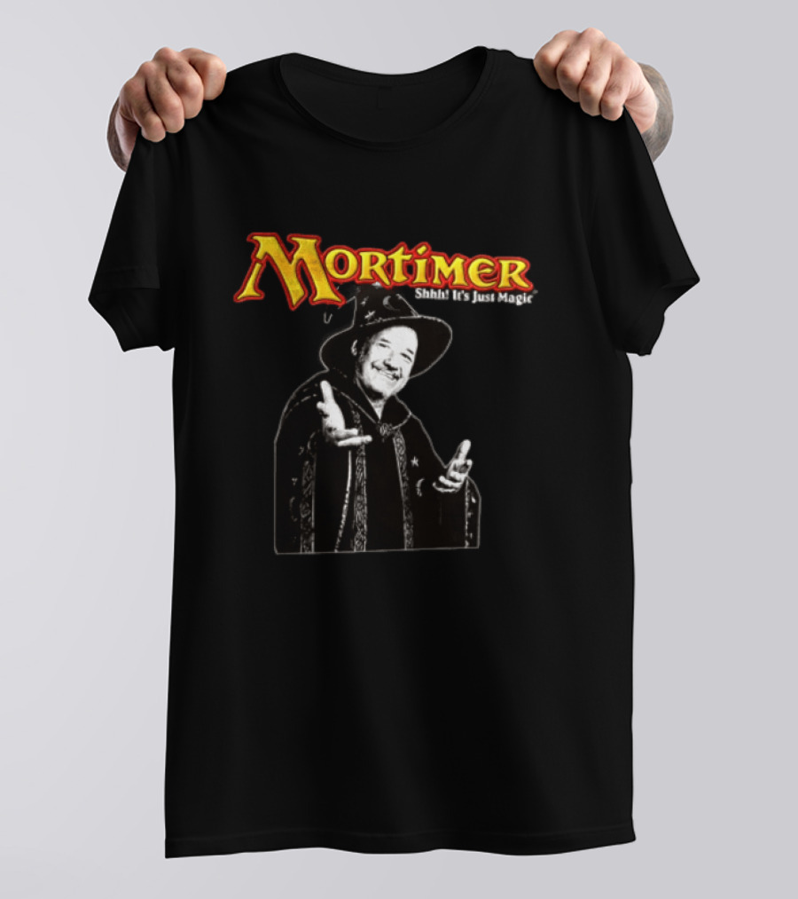 Mortimer Shhhh It's Just Magic Wizard Hat Robe T-Shirt