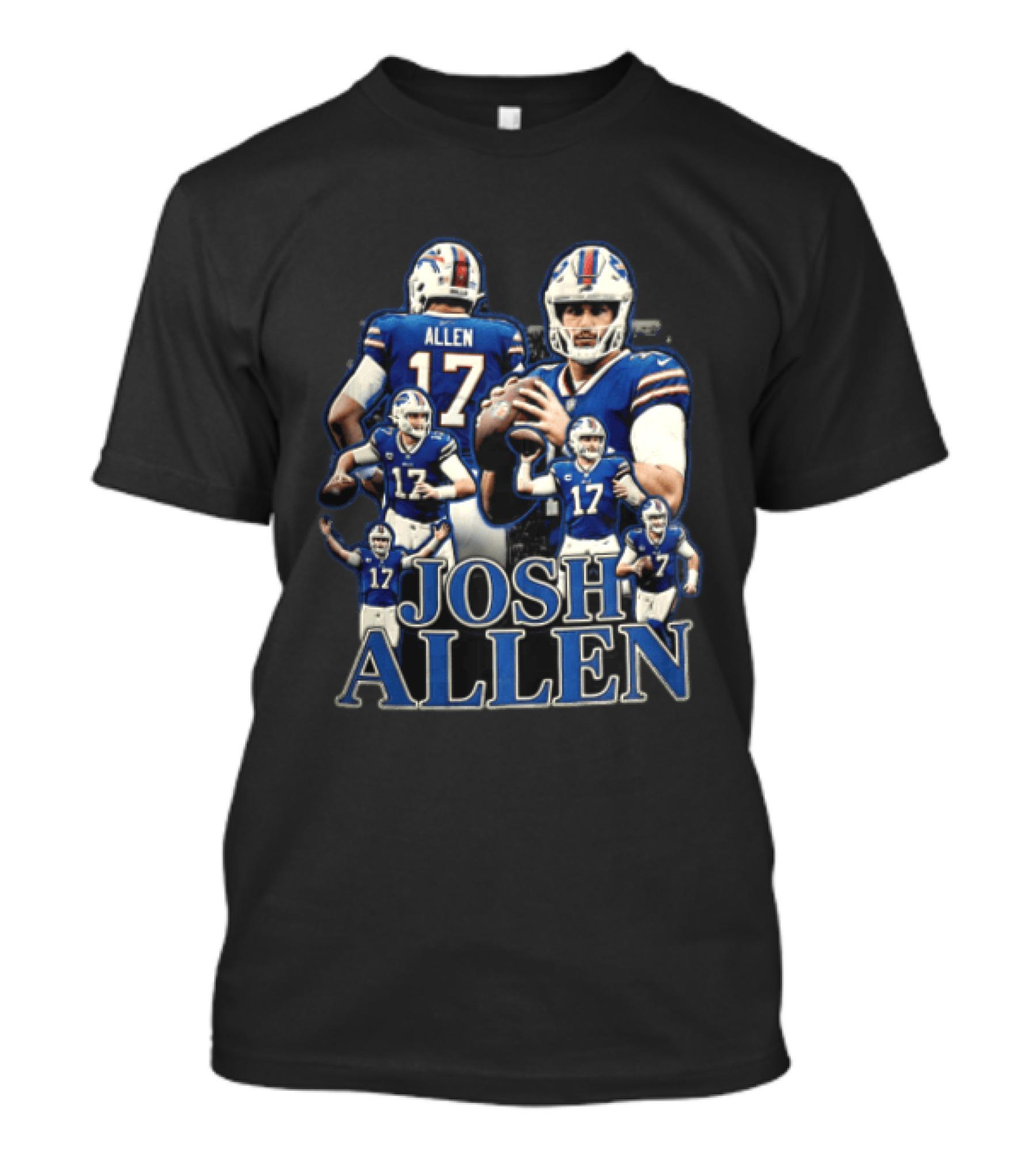 Josh Allen Buffalo Bills Multiple Poses 17 Football T-Shirt