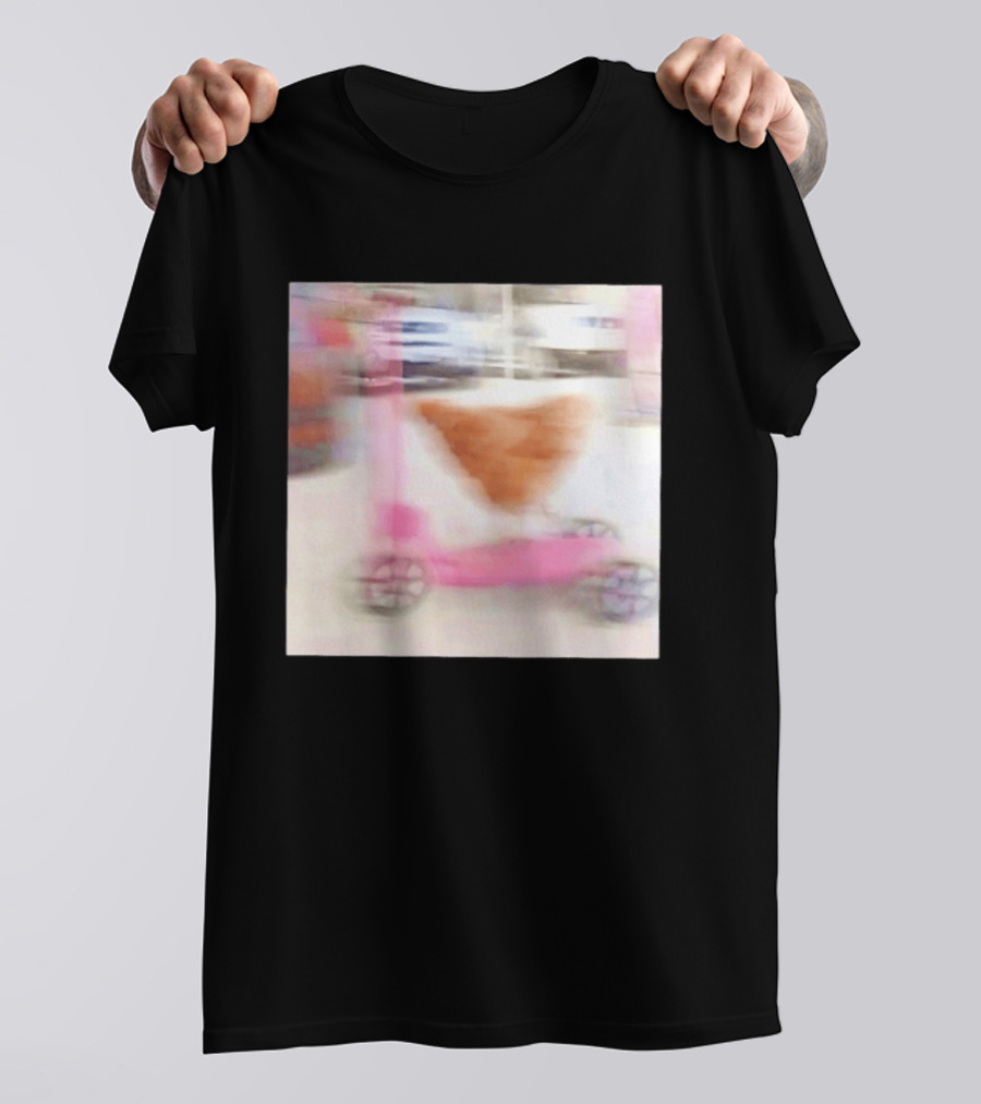 Chicken Riding Pink Scooter T-Shirt