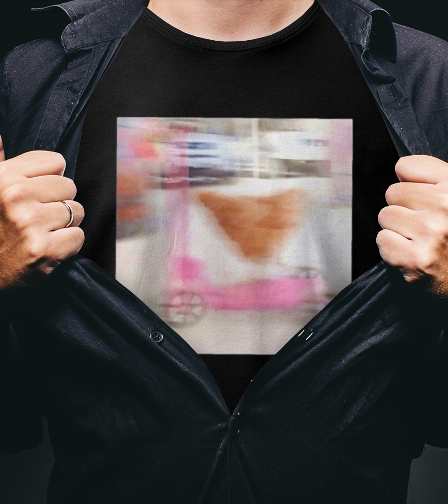 Chicken Riding Pink Scooter T-Shirt