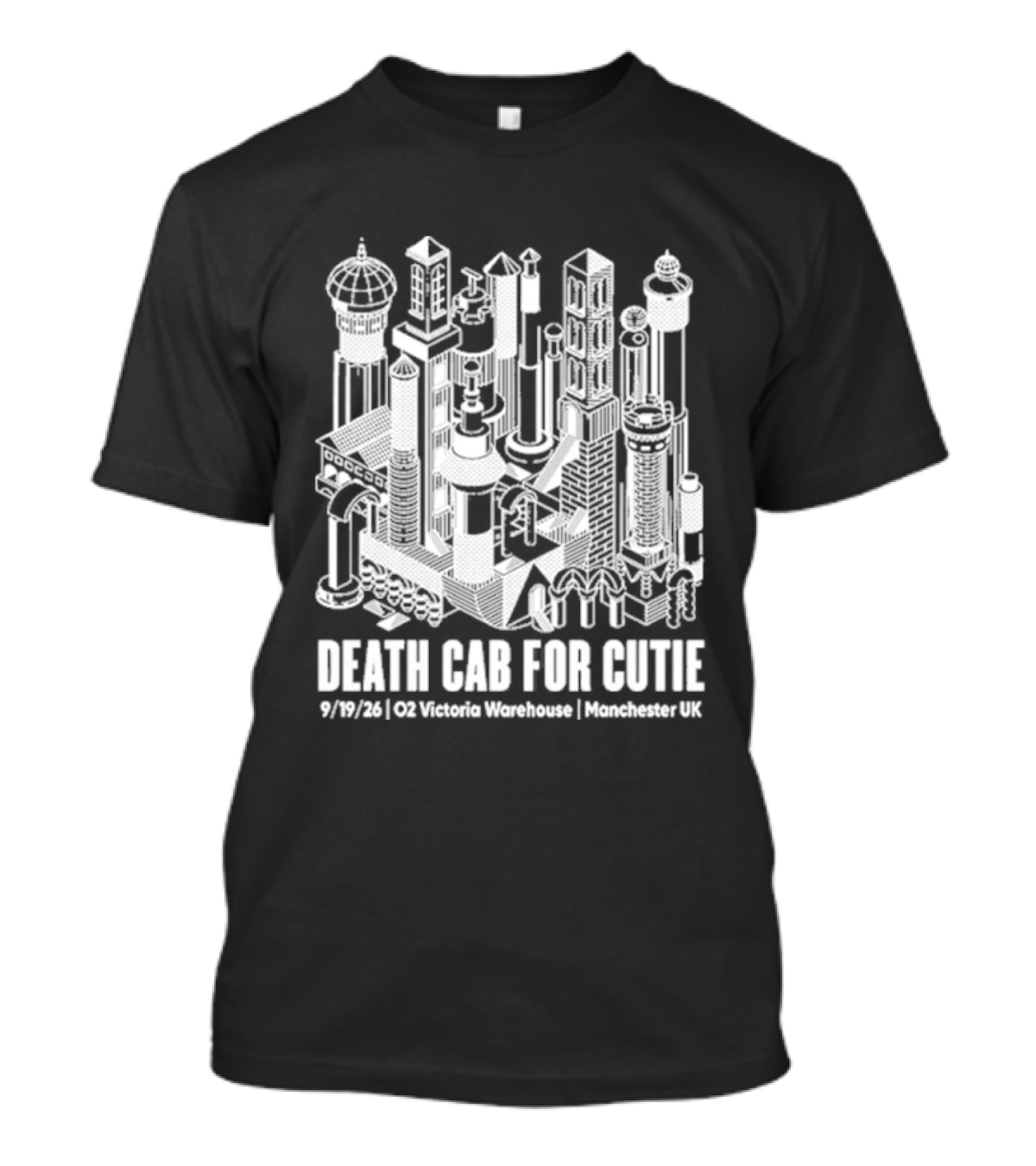 Death Cab For Cutie Manchester UK September 19 2026 Concert Event T-Shirt