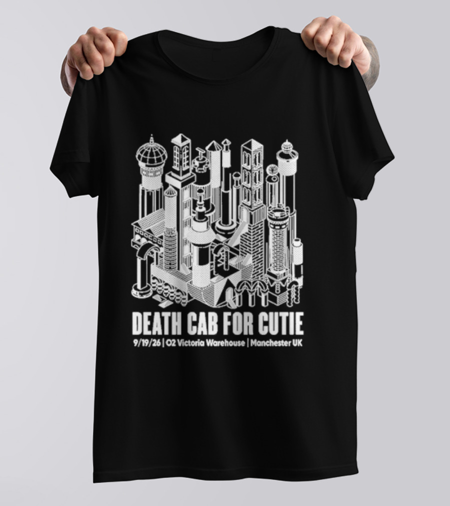 Death Cab For Cutie Manchester UK September 19 2026 Concert Event T-Shirt