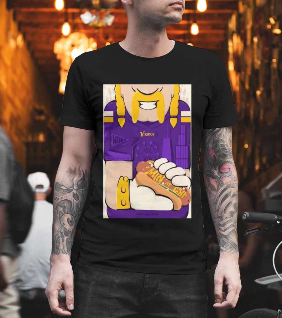 Minnesota Vikings Vs Chicago Bears September 20 2026 Soldier Field Chicago Illinois NFL Week 3 Event T-Shirt