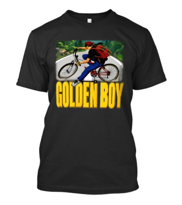 Golden Boy Kintaro Oe 1995 2025 Anime Boy Riding Bicycle Backpack T-Shirt