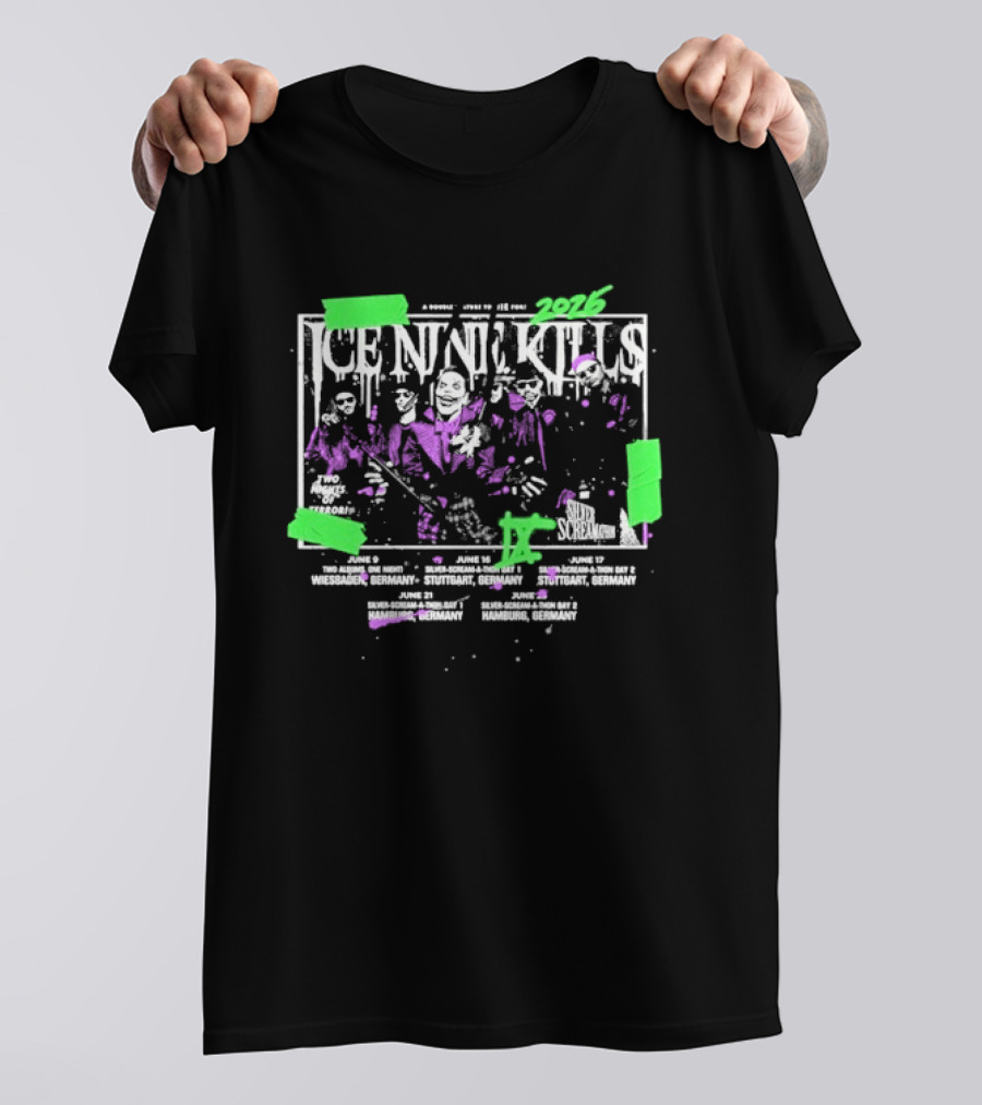 Ice Nine Kills The Silver Scream Faces Joker 2018 T-Shirt