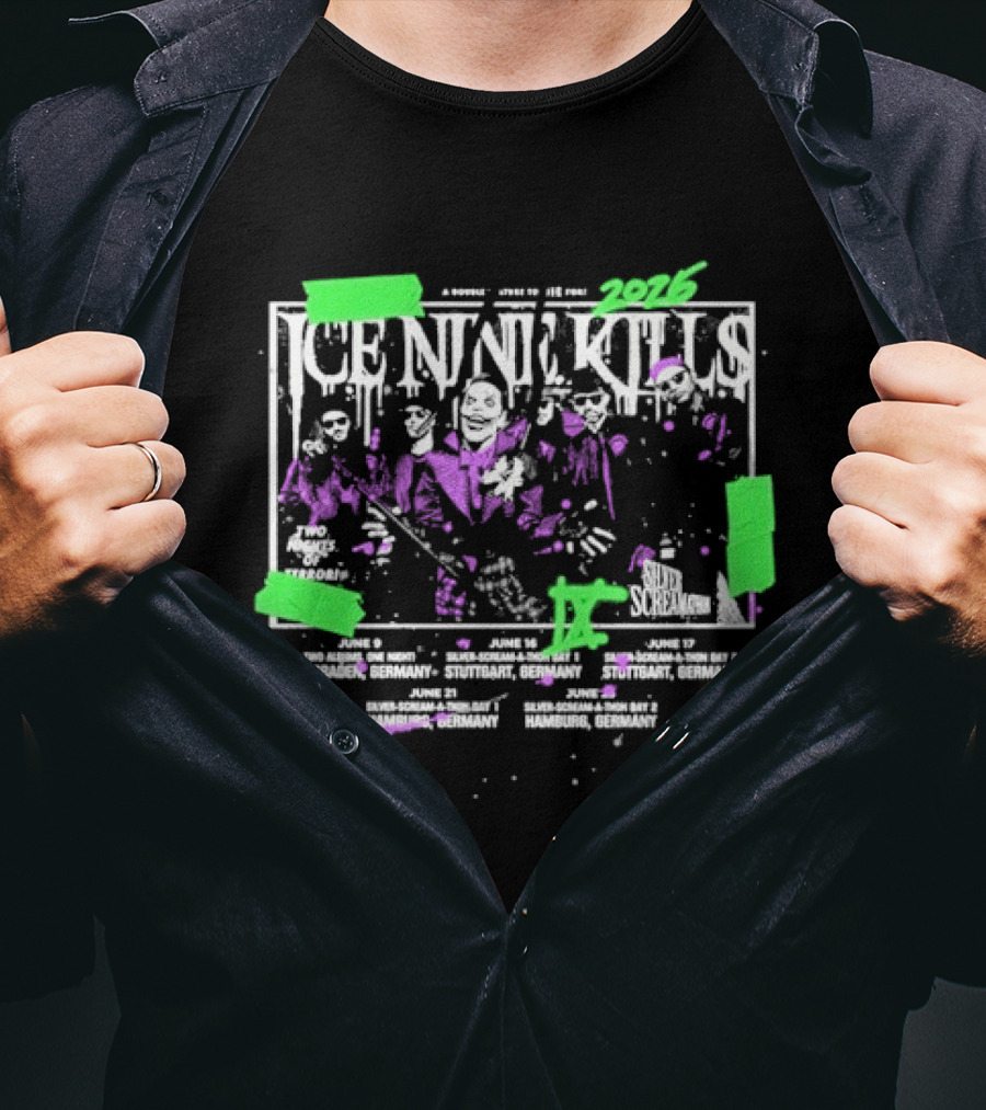 Ice Nine Kills The Silver Scream Faces Joker 2018 T-Shirt