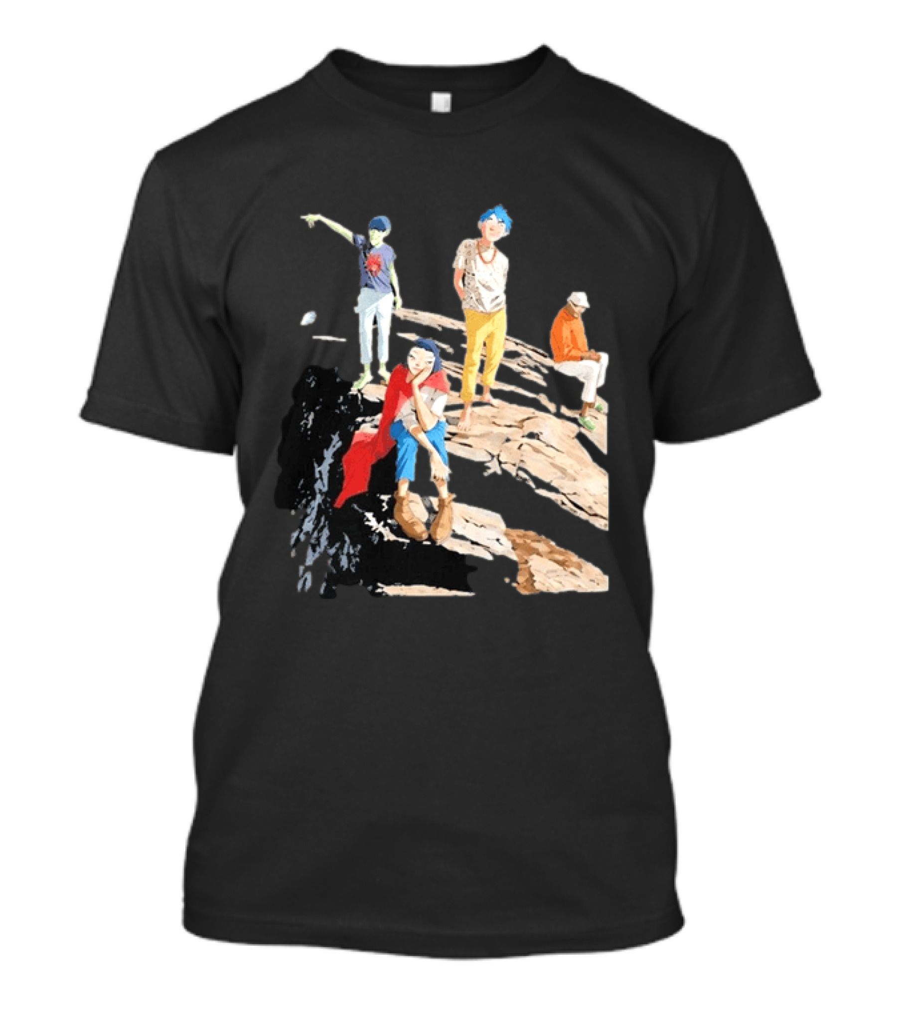 Gorillaz The Mountain Tour September 23 2026 Spectrum Center Charlotte North Carolina Band Members T-Shirt