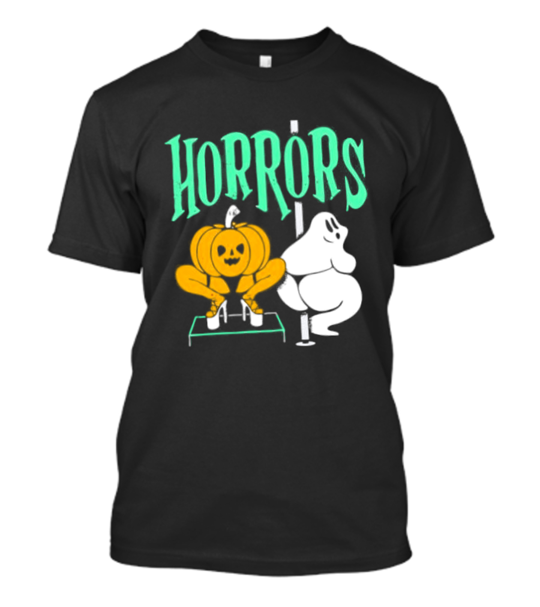 Horrors Halloween Meme Creepy Pumpkin Toilet Humor T-Shirt