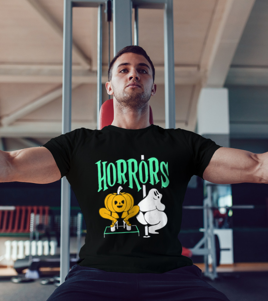 Horrors Halloween Meme Creepy Pumpkin Toilet Humor T-Shirt