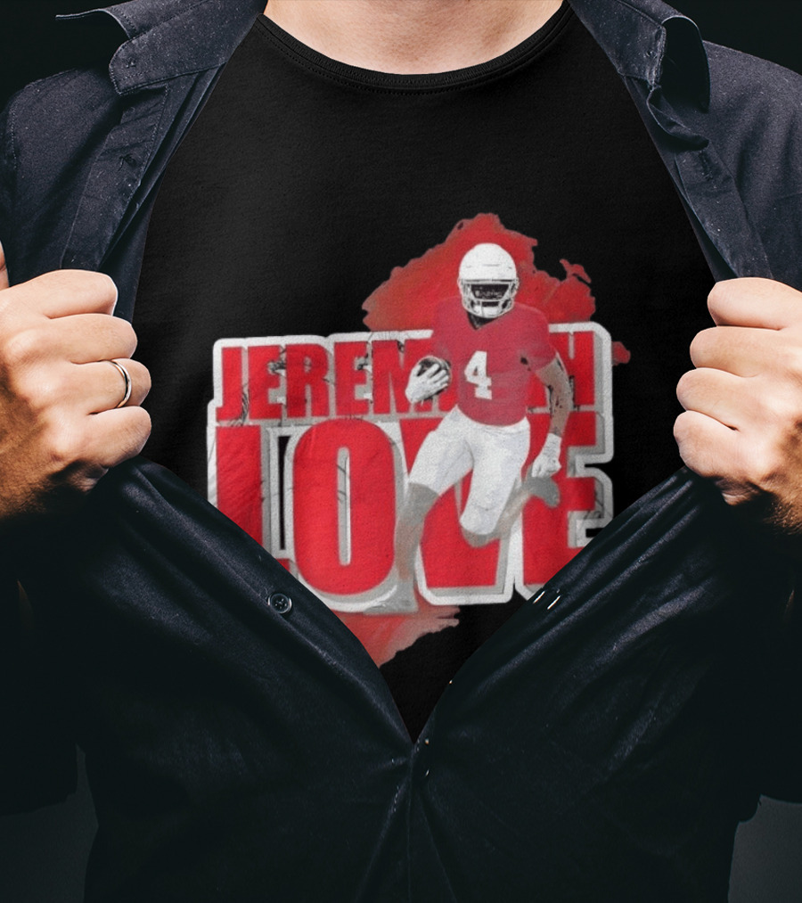 Jeremiyah Love Arizona Cardinals Football Number 4 Player T-Shirt