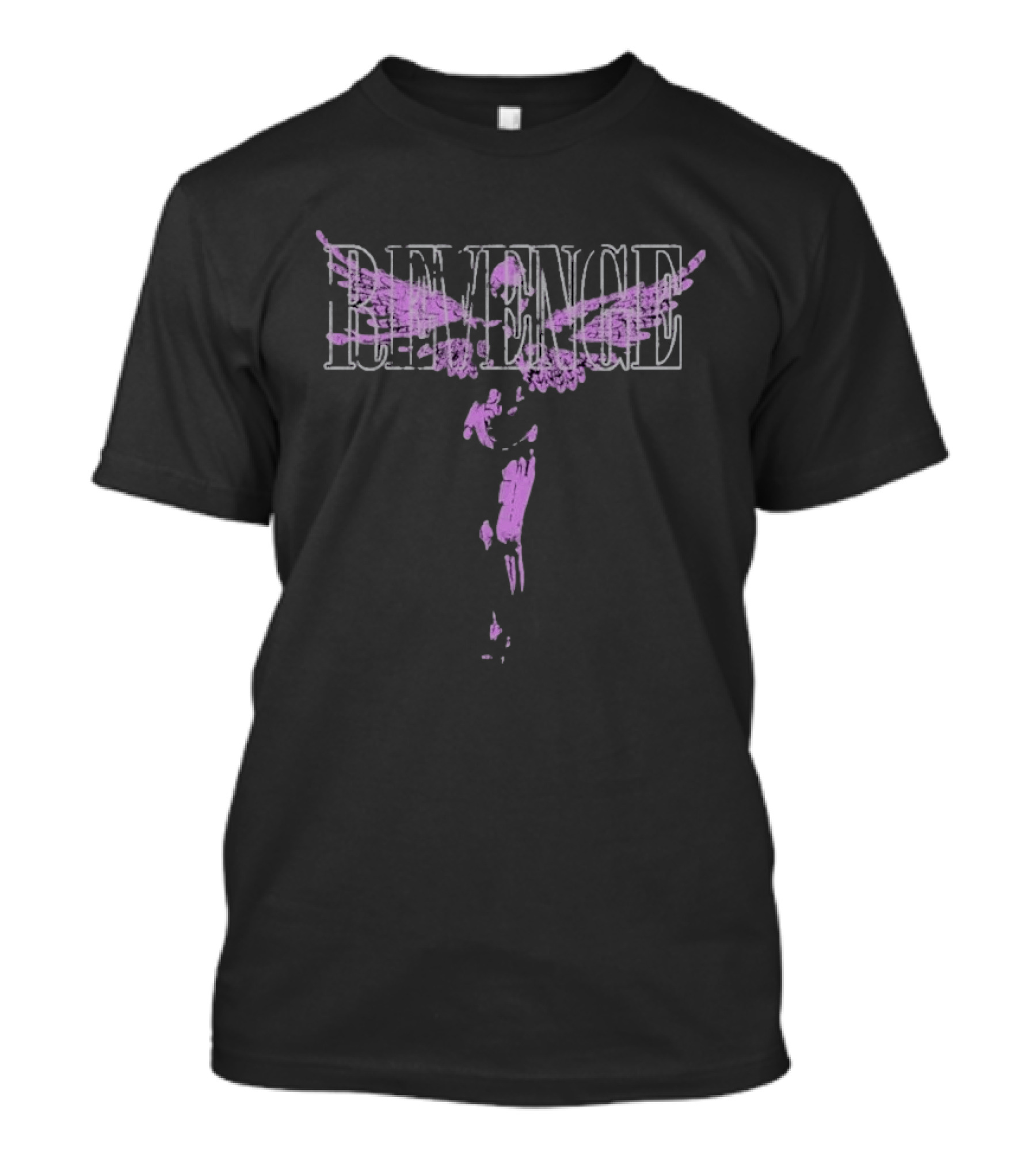 Revenge Utero Purple Winged T-Shirt