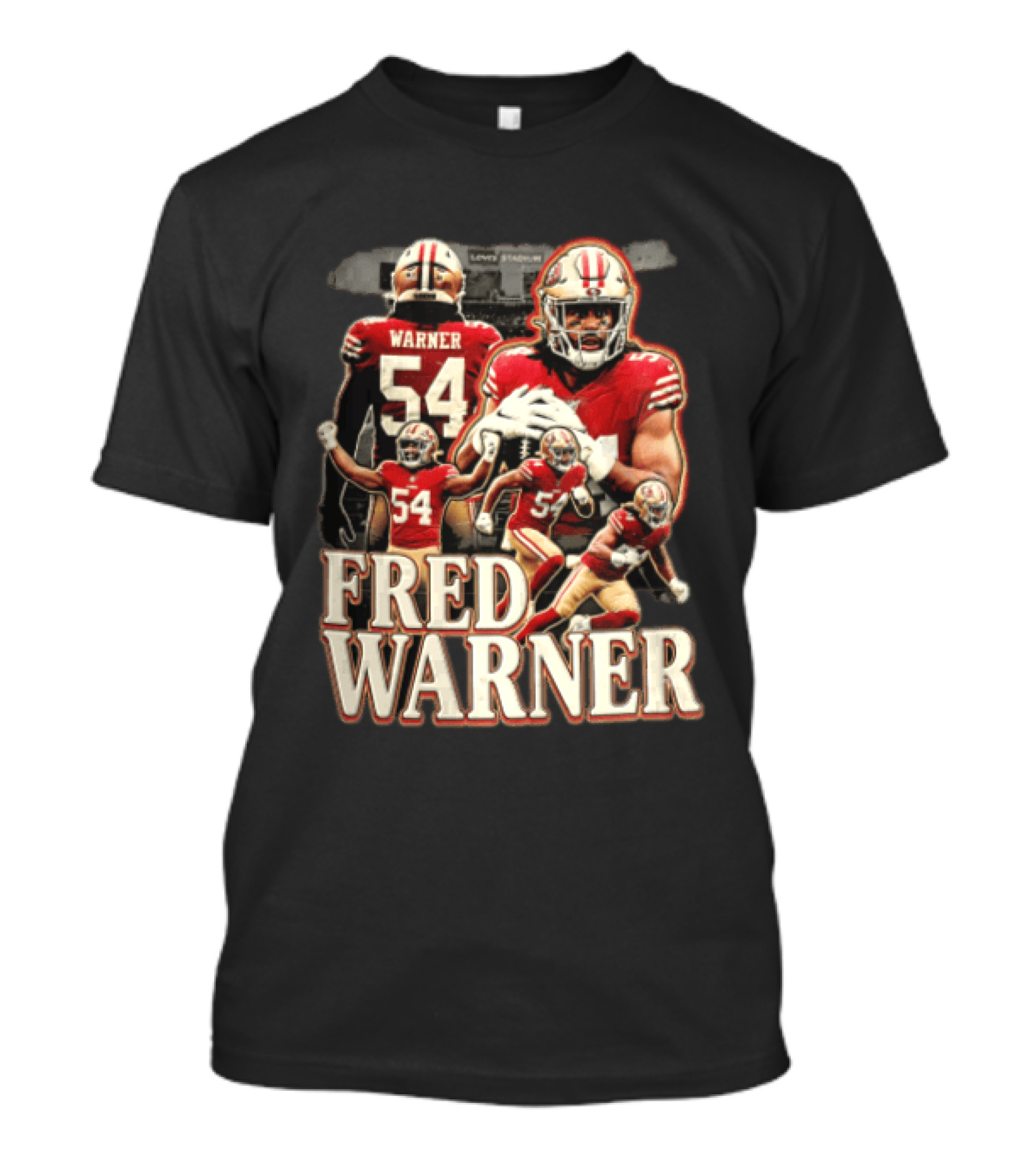 Fred Warner San Francisco 49ers Linebacker Action Poses T-Shirt