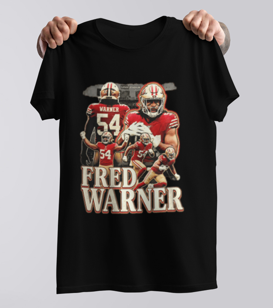 Fred Warner San Francisco 49ers Linebacker Action Poses T-Shirt