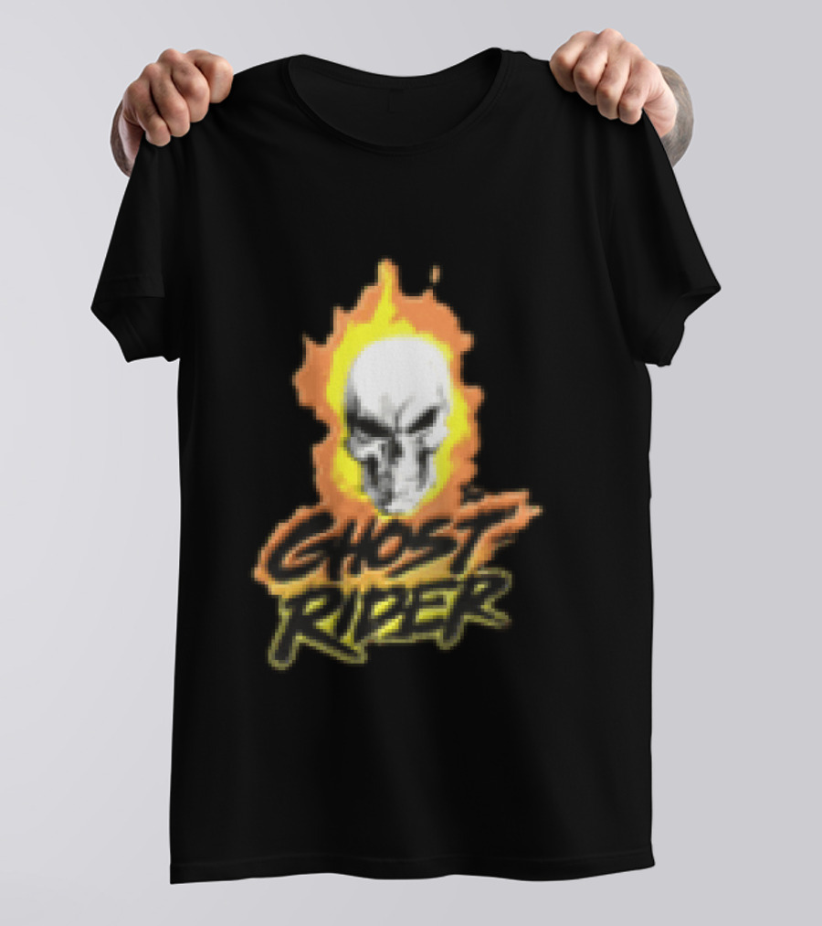 Marvel Ghost Rider Flaming Skull T-Shirt