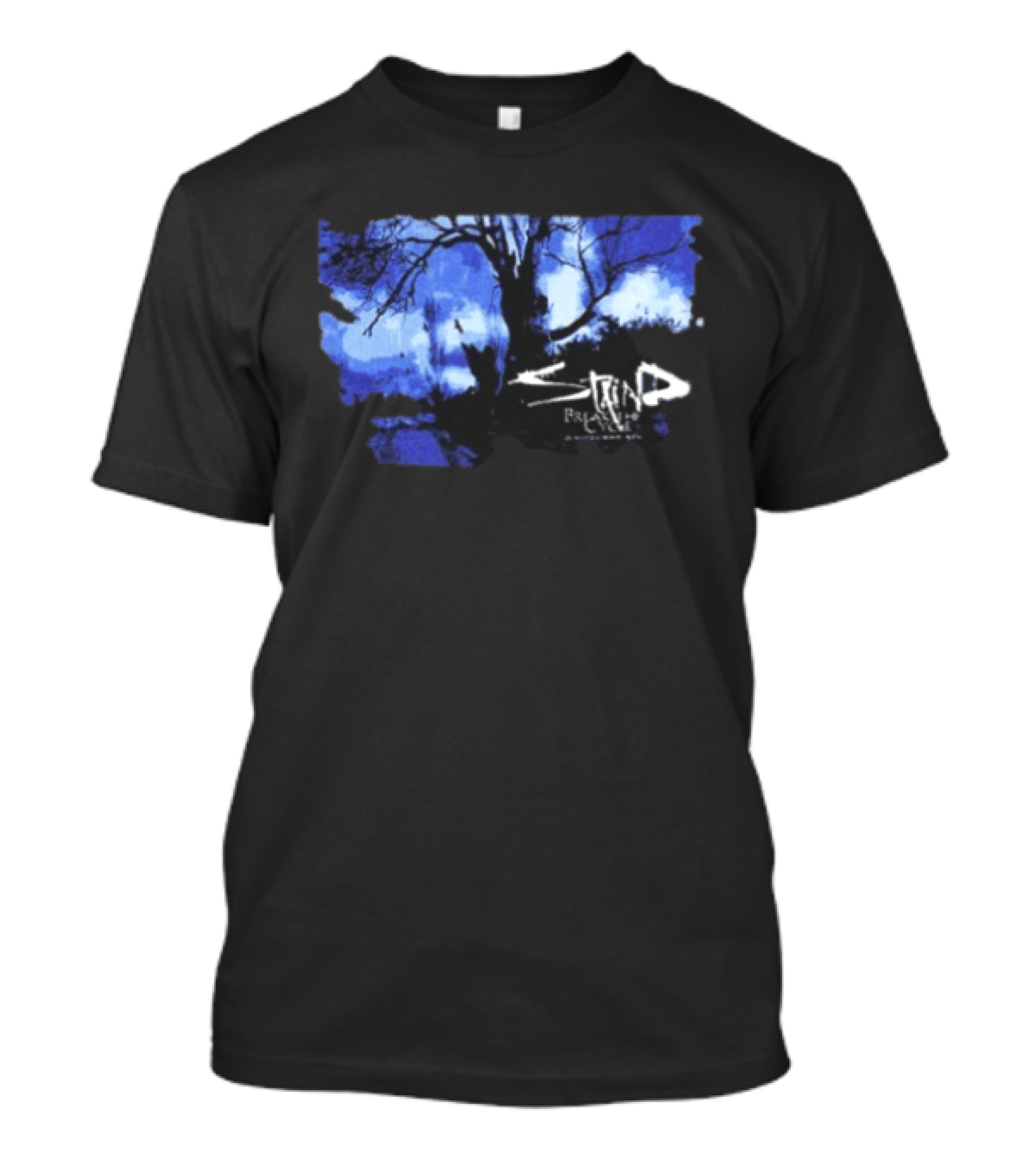Staind Break The Cycle 2026 25th Anniversary Tour Tree Blue T-Shirt